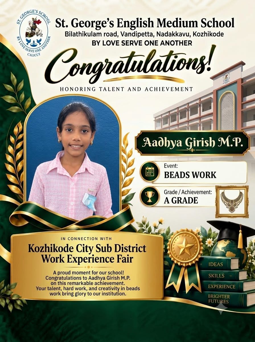 KOZHIKODE CITY SUB DISTRICT WORK EXPERIENCE FAIR BEADS WORK 
